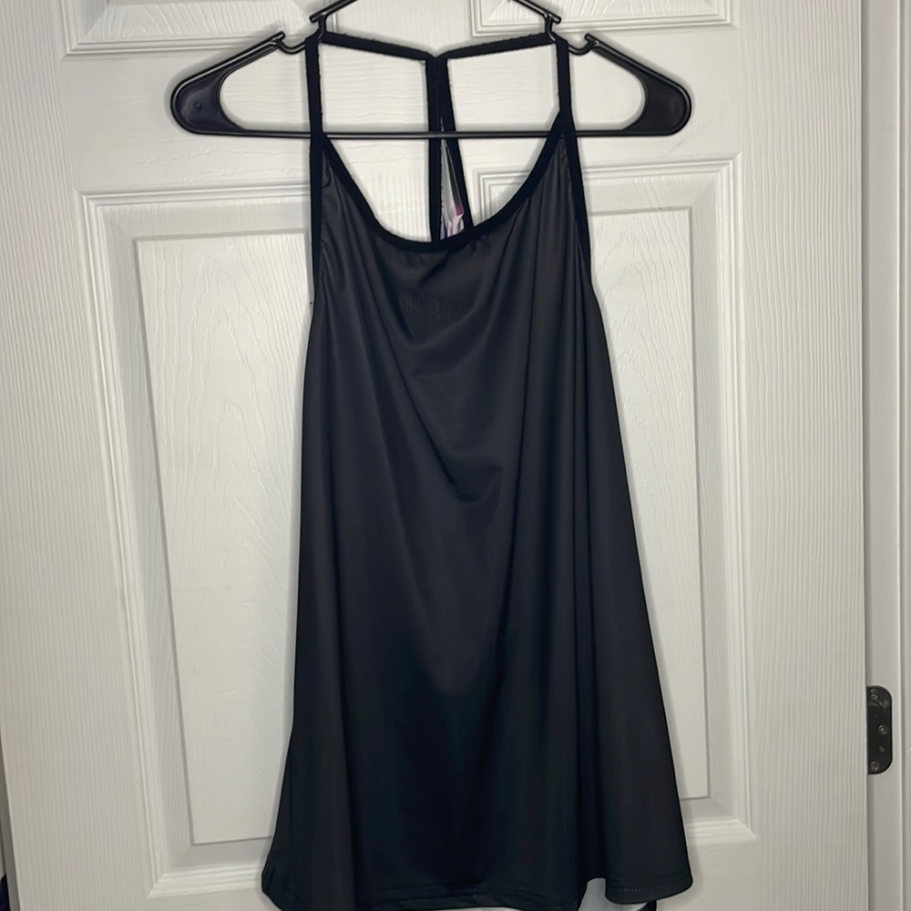 Black and purple tank top